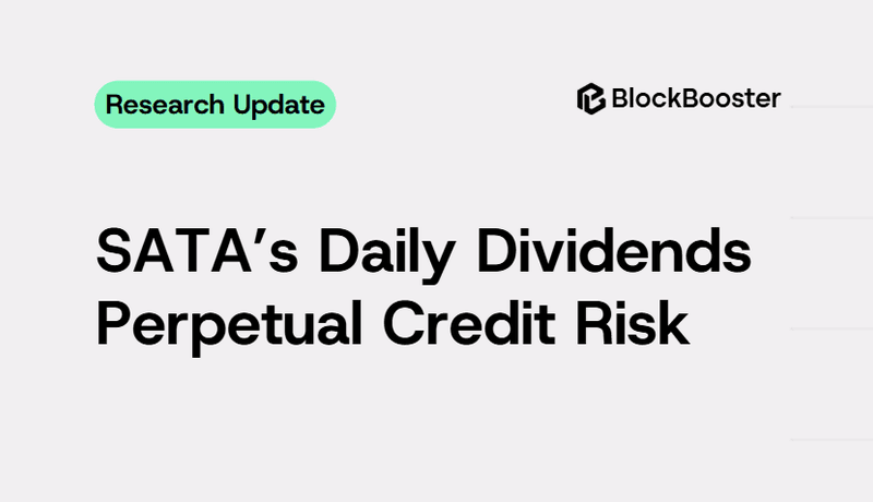 SATA: Daily Dividends, Perpetual Credit Risk